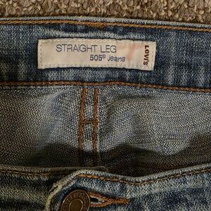 Levi's Straight Leg 505 Jeans